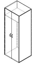 Wooden wardrobe