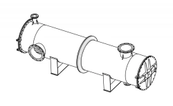 Shell and tube heat exchanger of TKT grade