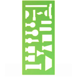 Chemist's stencil STAMM, plastic