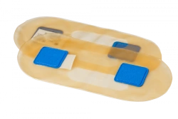 Special additional plastic footwear for protection against radioactive contamination: Footprints-N with anti-slip inserts