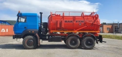 Vacuum tank truck MV 4671J7-40 on chassis Ural 5557-4551-80