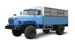 SPTS Ural 32552-75 with "4320" type cab (Equipment options: FG 9JS135TA gearbox; clutch: ZF, Hammer; transfer case: URAL