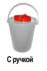 Container for collection, storage, transportation and disposal of barbed-cutting waste MK-01-Universal according to TU 9398-001-