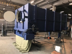 Installation for distribution of dry mixtures to be installed in the car body Bastion RCC