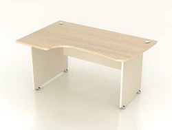 Ergonomic left table K30 of "Modern" series