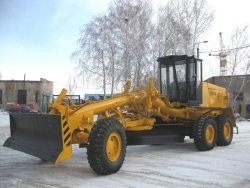 Motor grader DZ-98V.00100-000 with front DZ-98V1.61.00.000 and rear DZ-98V1.62.00.000, DZ-98V1.62.00.000-01 drive axles.