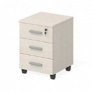 Mobile cabinet 43x50x64 cappuccino + white collection Minister. (Furniture for kindergartens brand "Interior" series "TDI Kids")