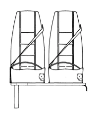 Passenger seat PS05.6840.006-31.2K-300
