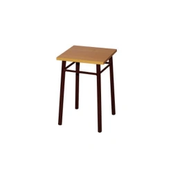 Stool on metal frame