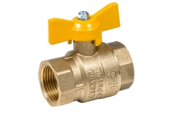Gas ball valve Dist, series "Standard" DN25 1" BP-BP, 413B