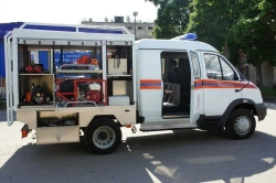 Means of transport for emergency services and police on basic chassis GAZ-330232 model 3259RA, 3259RB, 3259RC, 3259R