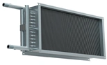 Water heaters for rectangular ducts WHR