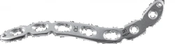 S-plate for clavicle RS 3.5, right and left, article number 458.50X R/L
