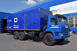 Repair and welding unit (RWU), UZST brand, type UZST03, modification 586C-18 on KAMAZ 43118-50 chassis.