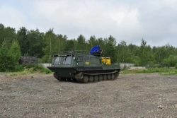 Multifunctional lift on the basis of snow-swampers, model TG-126-09