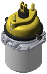 Brake chamber with spring energy accumulator type 24/24 25.3519201