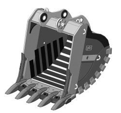Heavy duty rock bucket RDX-123.24-H1