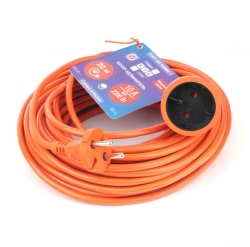 Extension cord in a cove "PowerCube" 10A. 1p b/z 10 m