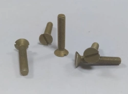 Screws with countersunk head 90° with straight slot OST 1 31542-80