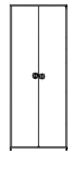 Metal cupboard
