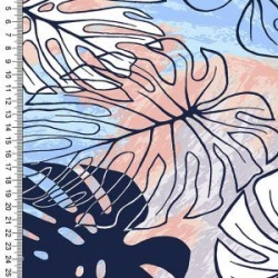 Cotton knitted fabric (cotton-100%) printed, kulirnoy