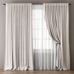 Textile haberdashery articles: curtain set