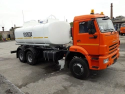 Tank truck (AC) (service water, drain cleaning machine) 7074A9-60 on chassis KAMAZ 43118-50 (-A5, -RR,-RS)