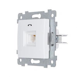 "MARIA" Mechanism of a socket outlet low-voltage telephone. ??1-456, colour white