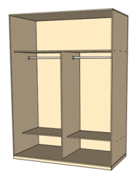 Compartment cupboard Type1
