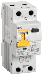 Automatic circuit breaker of differential current AVDT32 C25 IEK