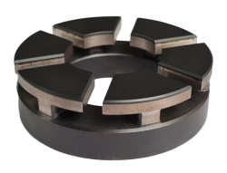 PEEK-coated rigidly fixed segmented PEEK footrests