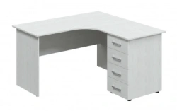 Corner teacher's desk with pull-out cabinet MGS3.037