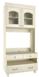 Wooden cabinets for dining room and living room, models: TV cabinet "Elizabeth" EM-2