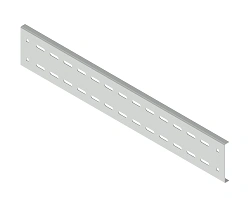 Mounting profile with double perforation MACU PM 000, with overall dimensions from 600 mm to 1800 mm, metal thickness 1.5 mm, wi