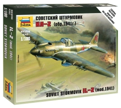 Assembled model "Il-2 attack aircraft rev. 1941".