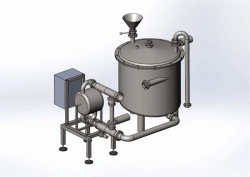 System (module) for pumping/feeding of curd clot for food industry and its modifications