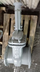 Steel wedge gate valve with sliding spindle under drive RN 1,6 MPa DN 200