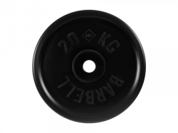 MB-PltBE-20 Rubber disc Euro-Classic, black, 51 mm, 20 kg