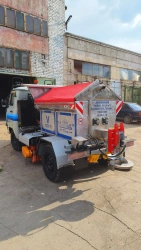 Multifunctional combined machine MKM-1904-04 "Cleaner" with mounted equipment