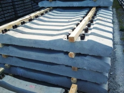 Reinforced concrete sleepers type II for non-separable anchor rail fastening with threadless attachment of rail to sleeper sub-t