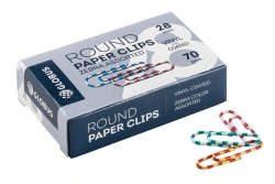 Paper clips 28 mm 70 pcs, coloured ZEBRA