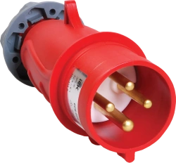 PSN02-032-4 Portable plug SSI-024 32A-6h/380-415V 3P+RE IP44 MAGNUM IEC IEC