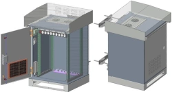 Outdoor telecommunication cabinet ???-?/?-15U-650?1000?600-??-ttk