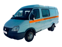 Cars for transportation of people type N1GSB, mod. N1GBPM based on GAZ 27057 vehicle with petrol engine