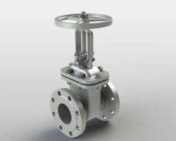 Steel wedge gate valve with nominal diameter DN 15-1000 mm, nominal pressure PN 1,6-35,0 MPa of general industrial designation