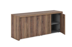 Composition - 2 low cabinets and decorative strapping, art. no. JR502