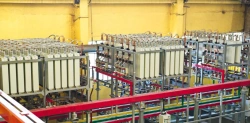 Batteries of static condensers