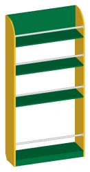 Rack for sports hall (storage of sports equipment) art.S.04.27