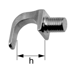 Occipital hook, article no. 846.201S