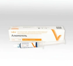 Dental gel - astringent agent for treatment of dental cavities after tooth extraction, for gingival retraction in the treatment